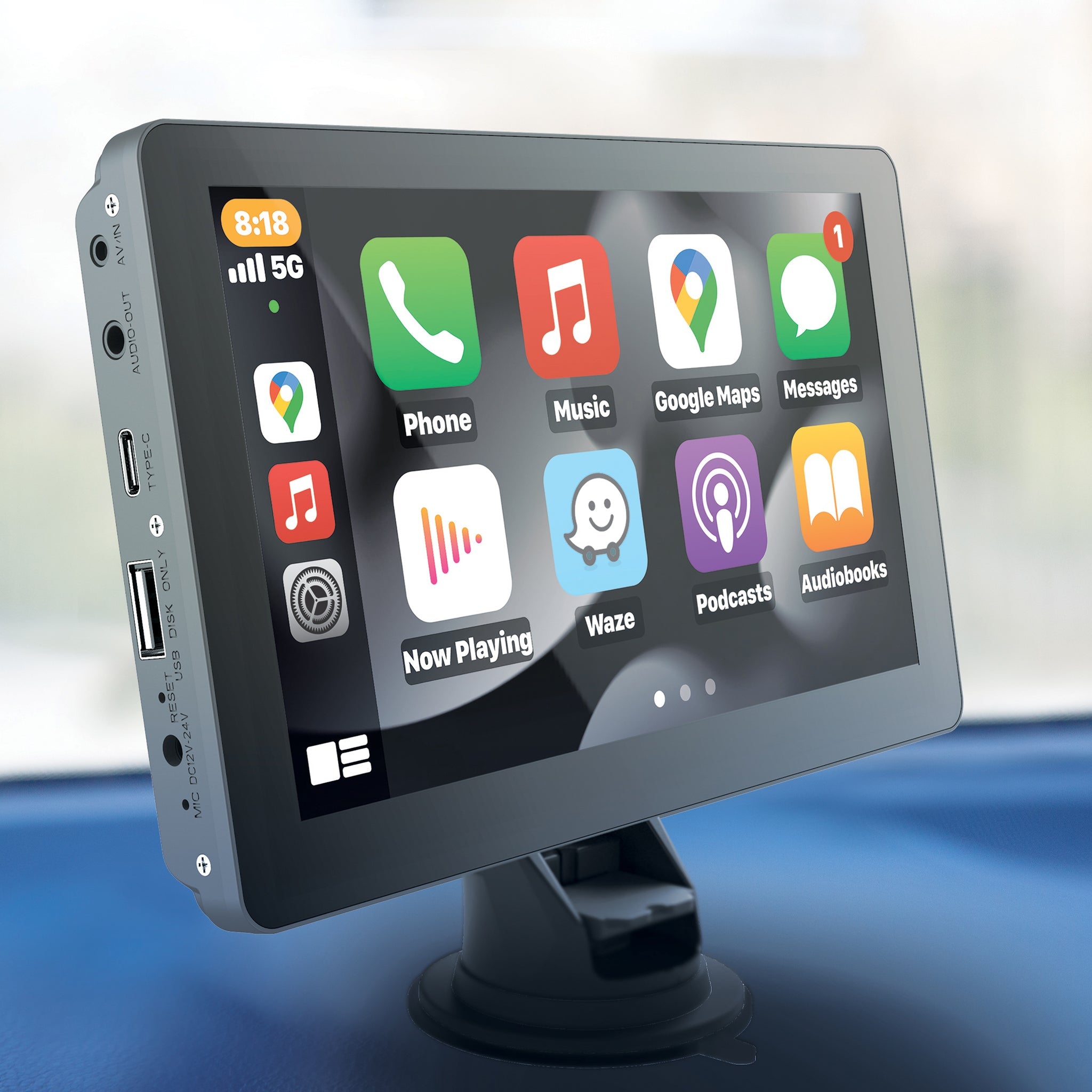 REFURBISHED - INTELLIDASH®  S  EASY-MOUNT 7” IPS TOUCH DISPLAY - CAR AND DRIVER DU950RB