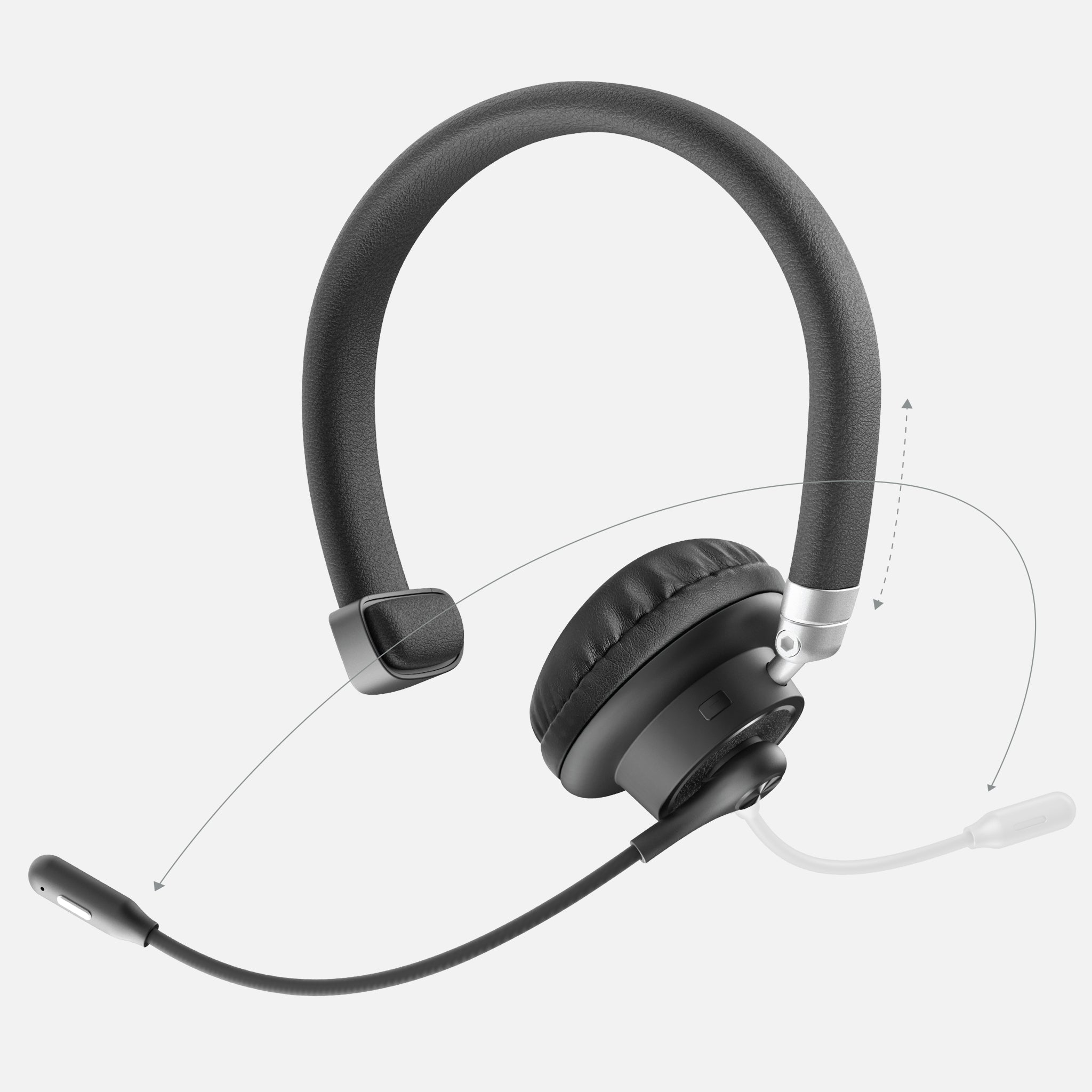 Wireless Headset with Ambient Noise-Canceling Mic - CAR AND DRIVER BT4500BK