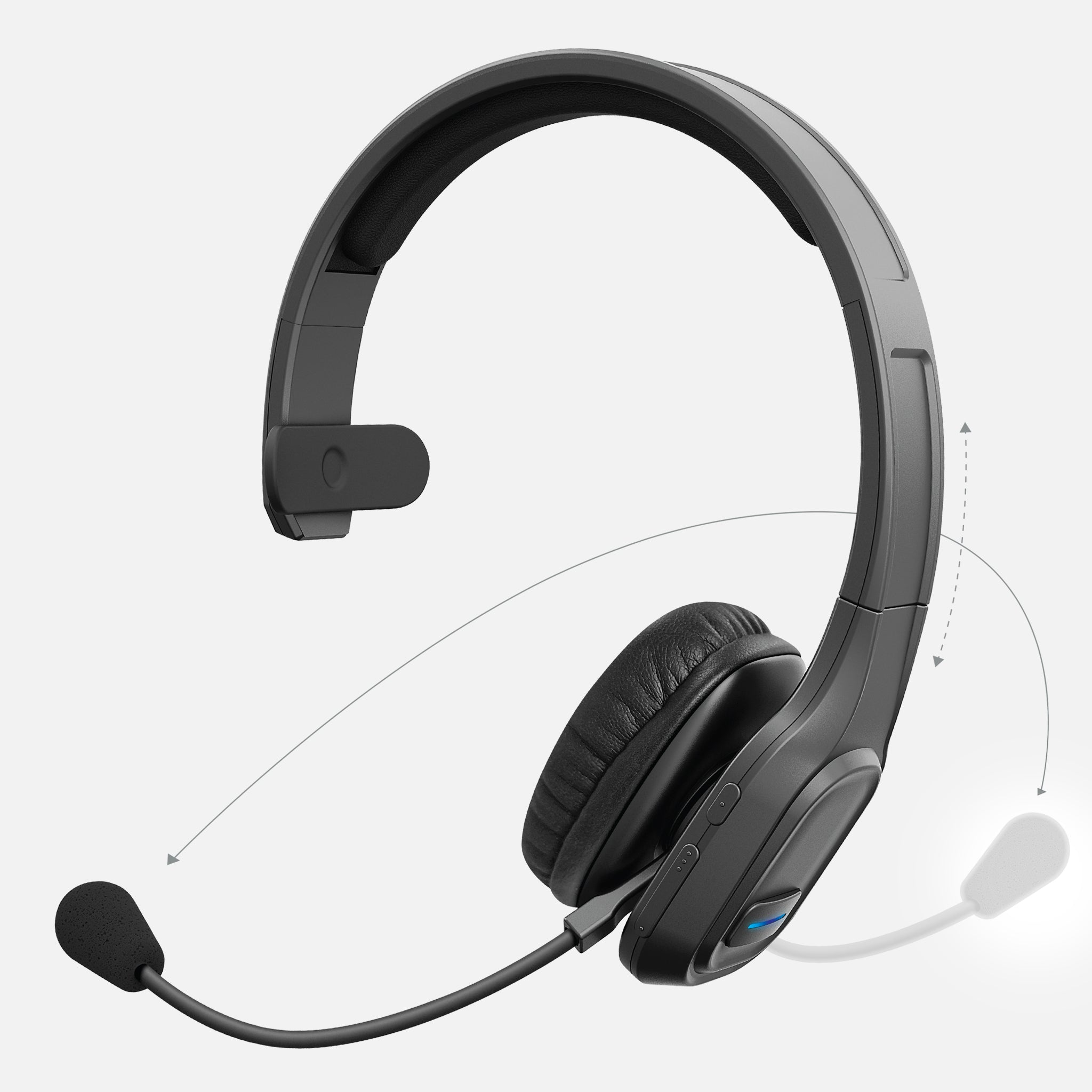 Wireless Headset with Ambient Noise-Canceling Mic - CAR AND DRIVER BT5500