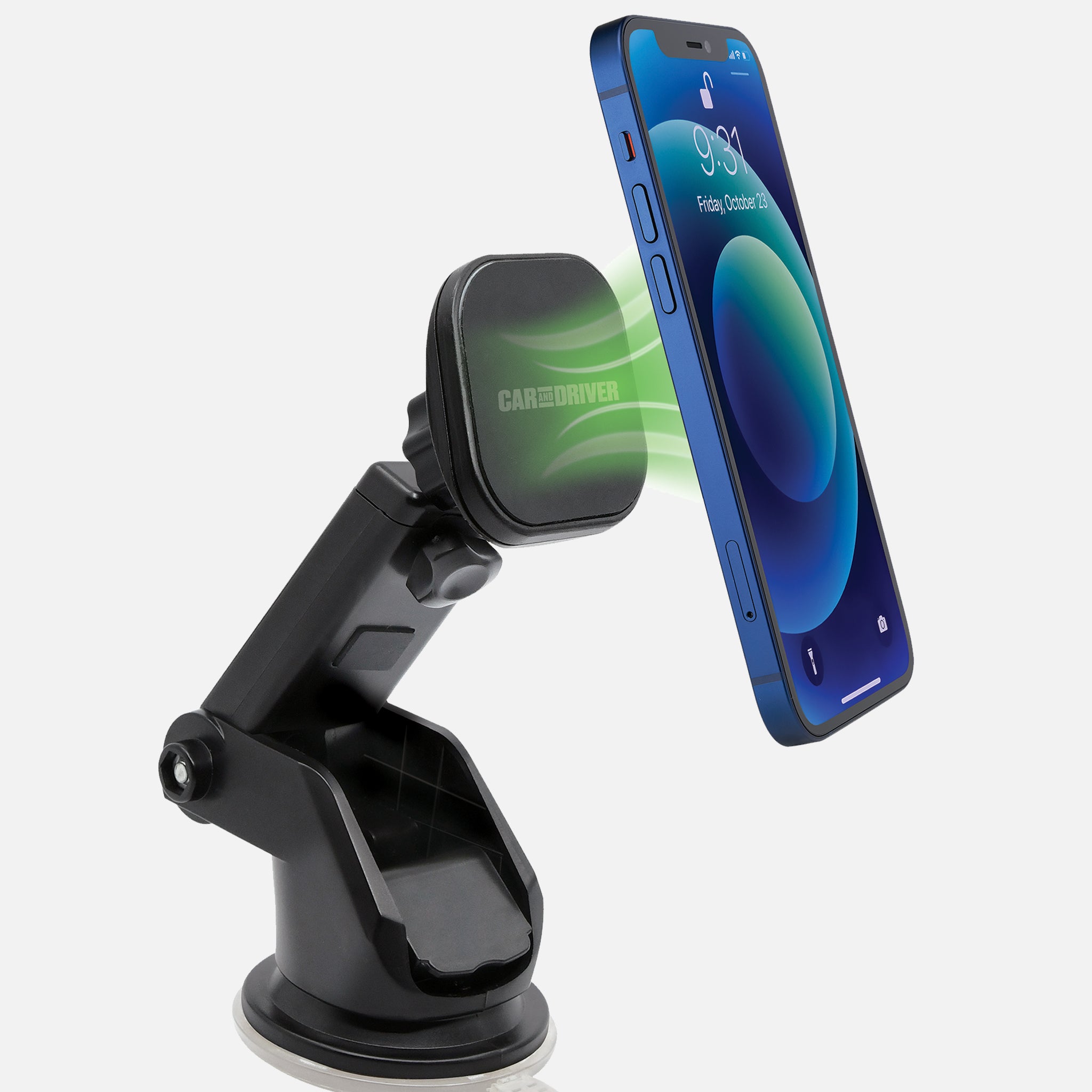 MAGNETIC CAR SUCTION MOUNT FOR MAGNETIC SMARTPHONES AND CASES