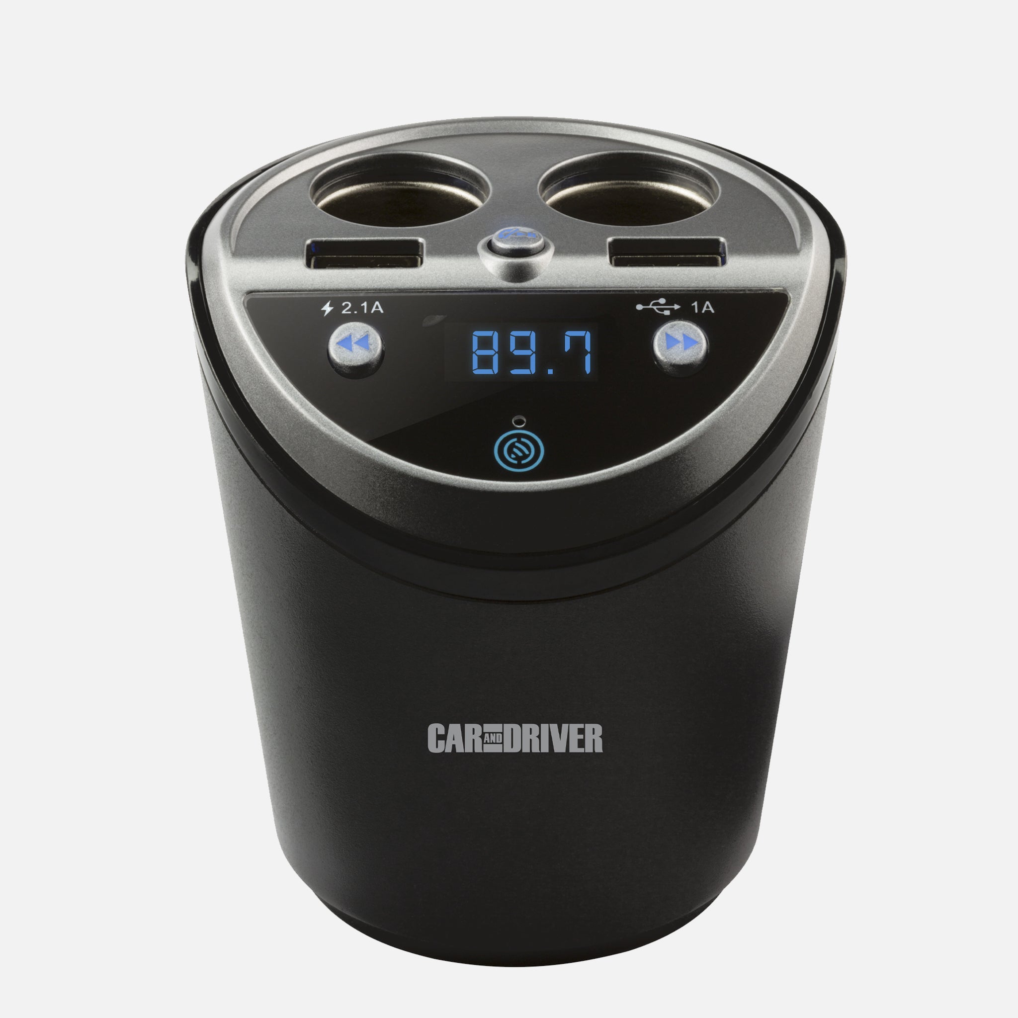 BLUETOOTH® POWER STATION FM TRANSMITTER & CAR CHARGER -CAR AND DRIVER 4057
